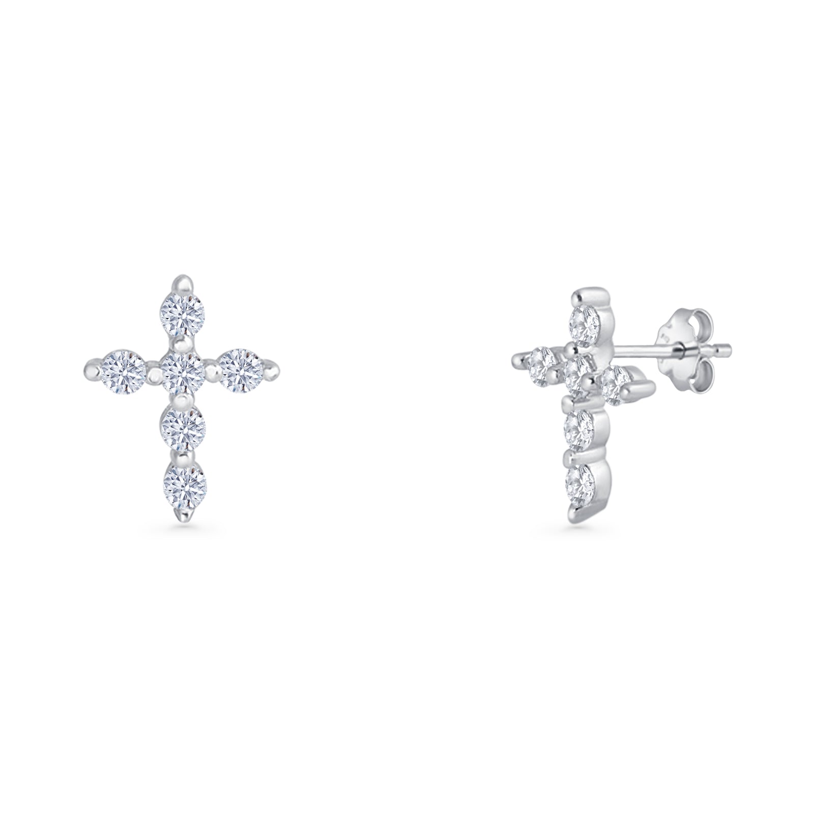 Cross Stud Earring