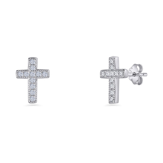 Cross Stud Earring