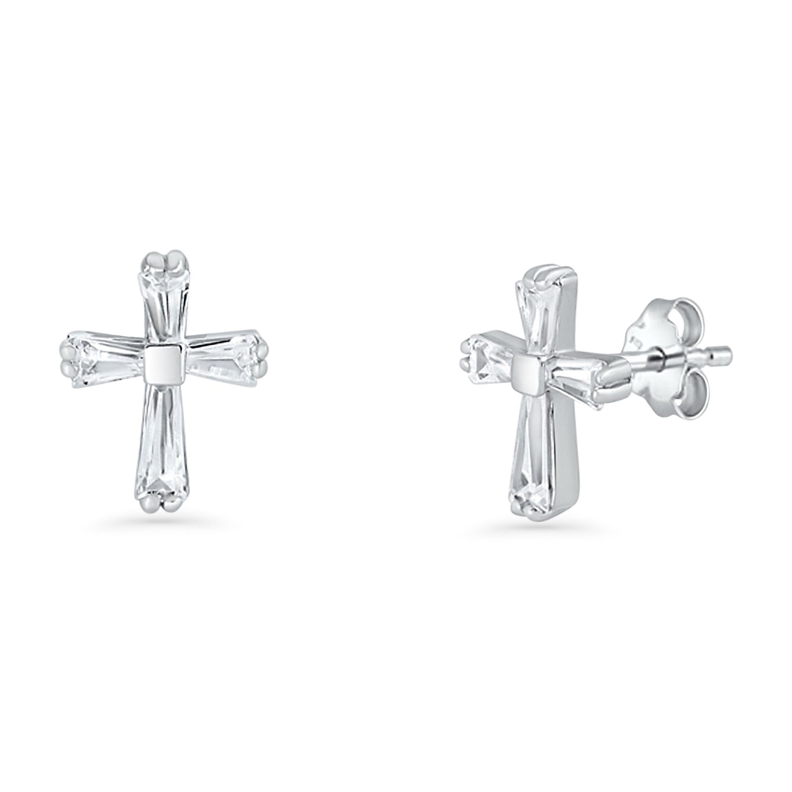 Cross Stud Earring