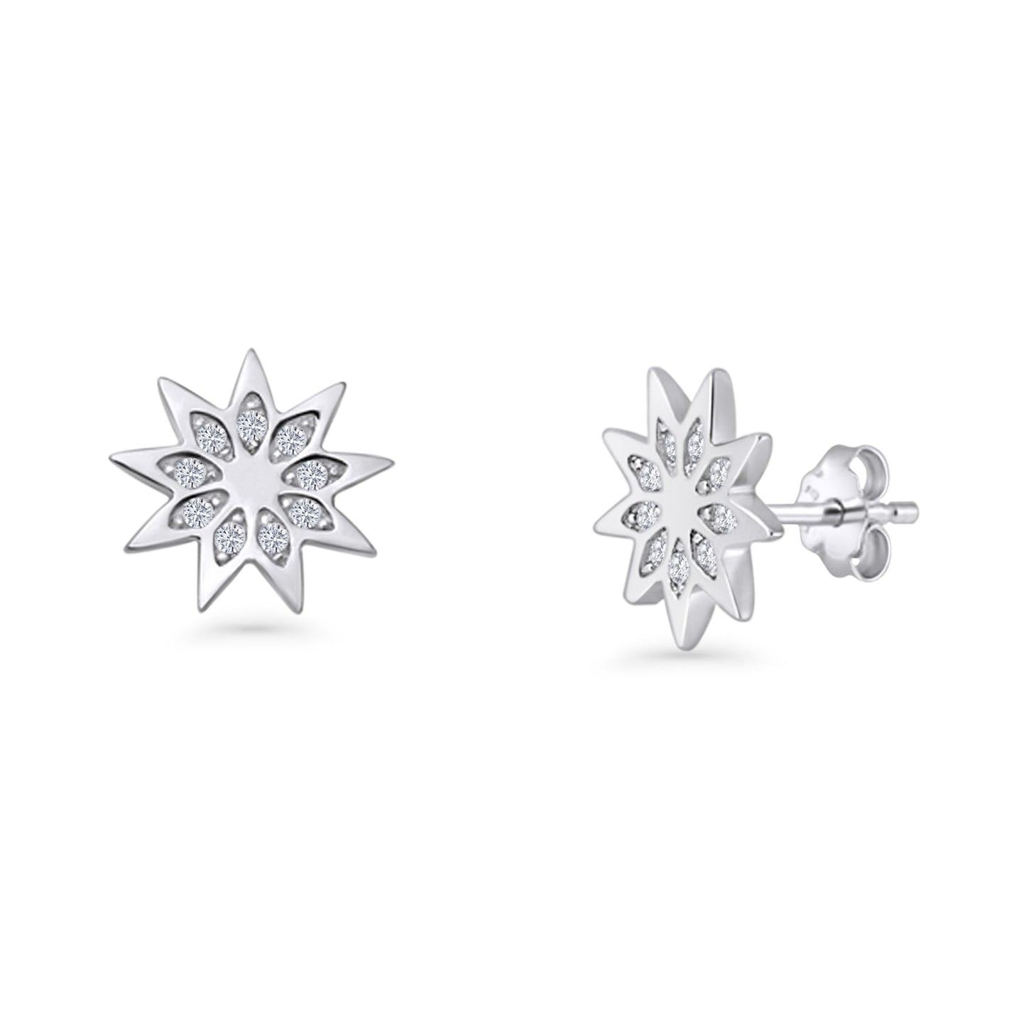 Starburst Stud Earrings