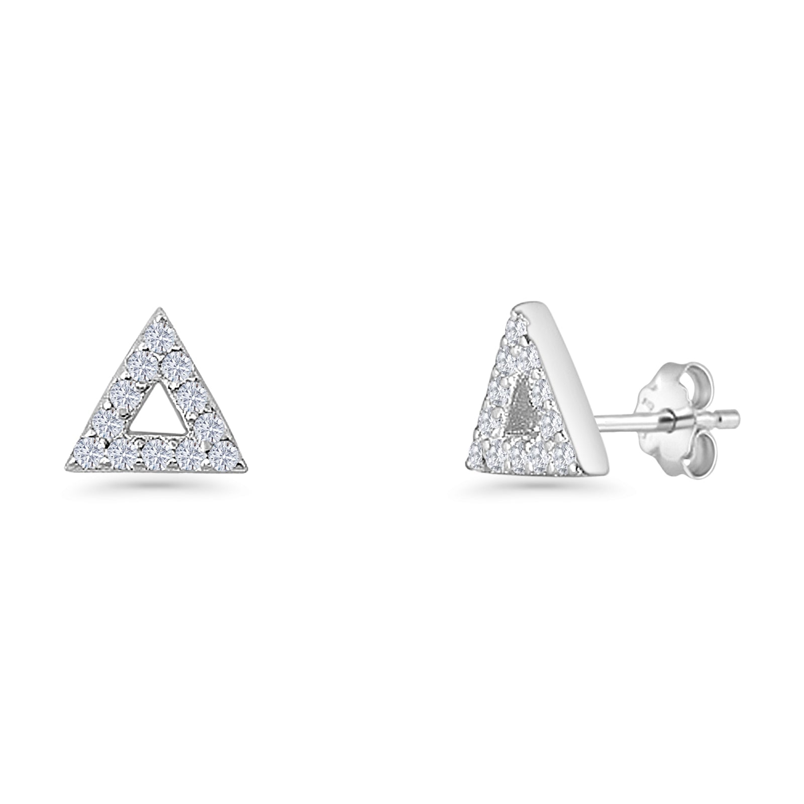 Triangular Stud Earring