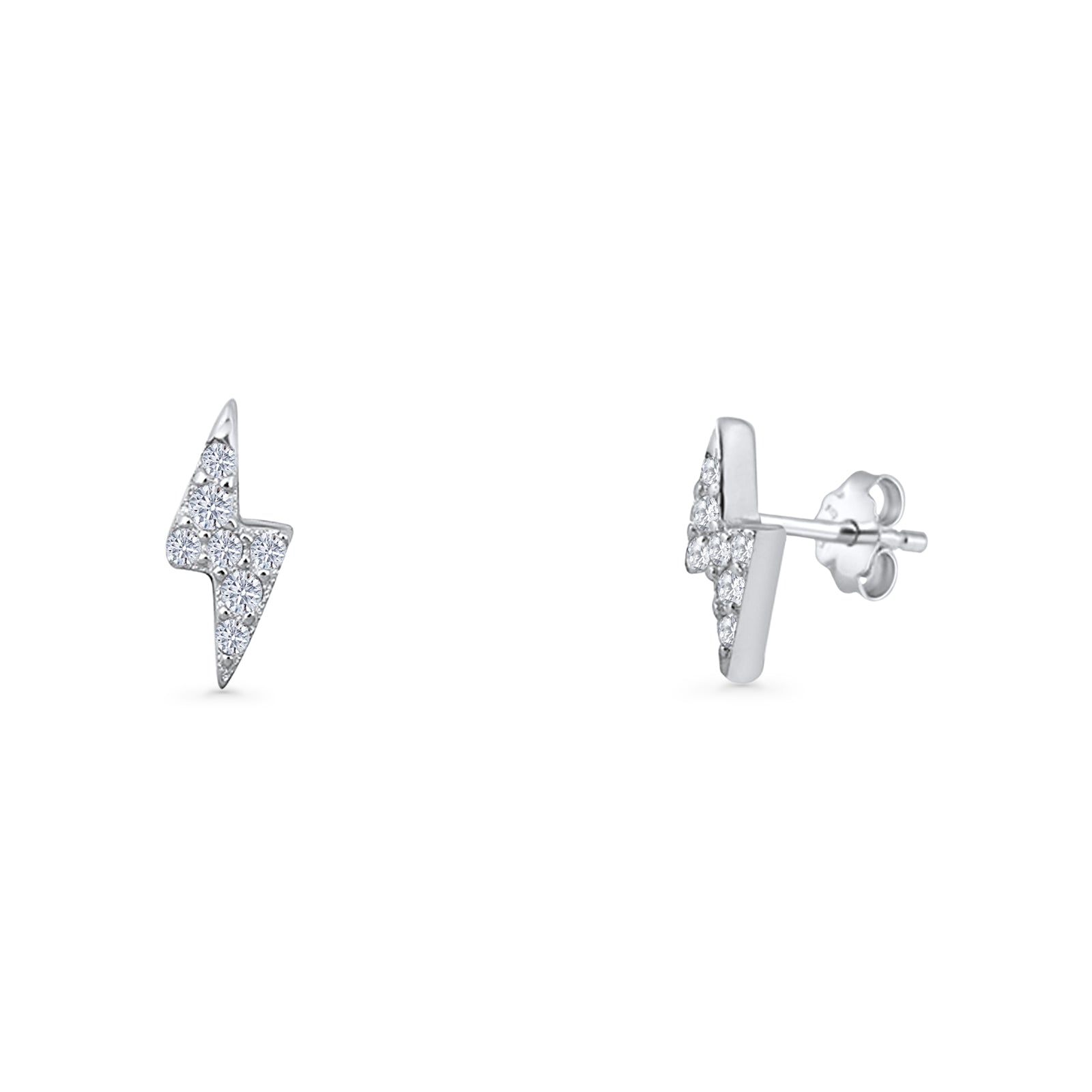 Thunderbolt Stud Earring