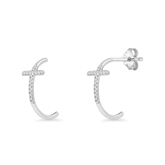 Cross Stud Earrings