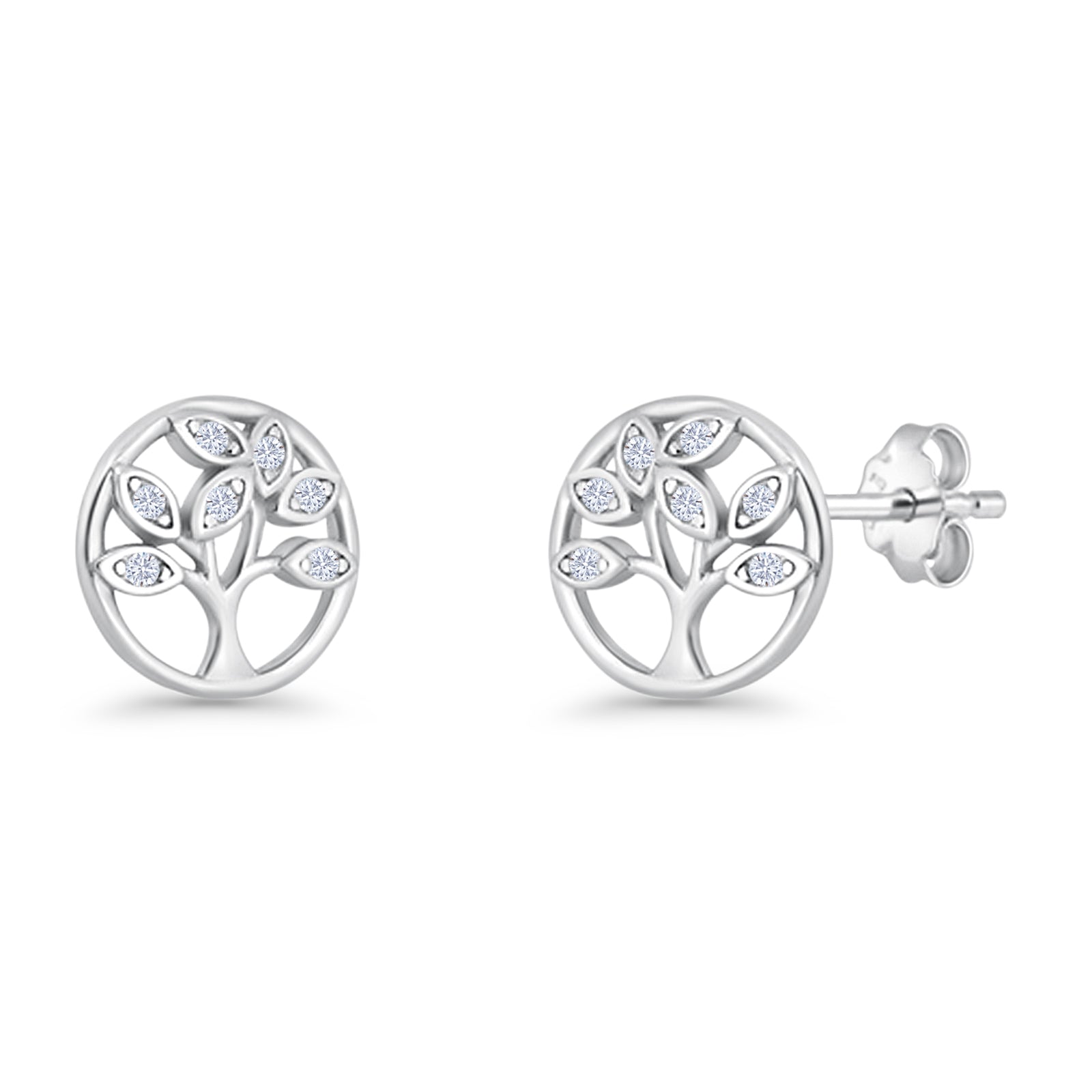 Tree Of Life Stud Earrings