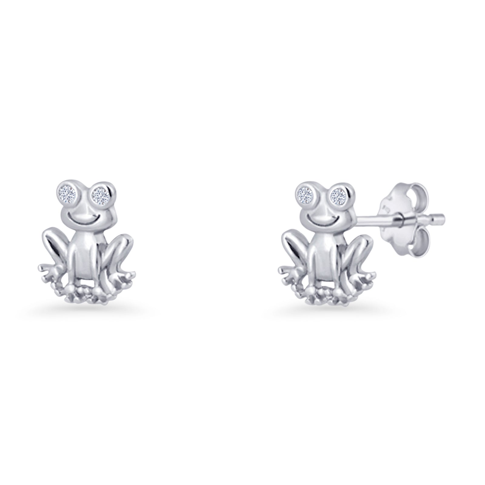 Frog Stud Earring