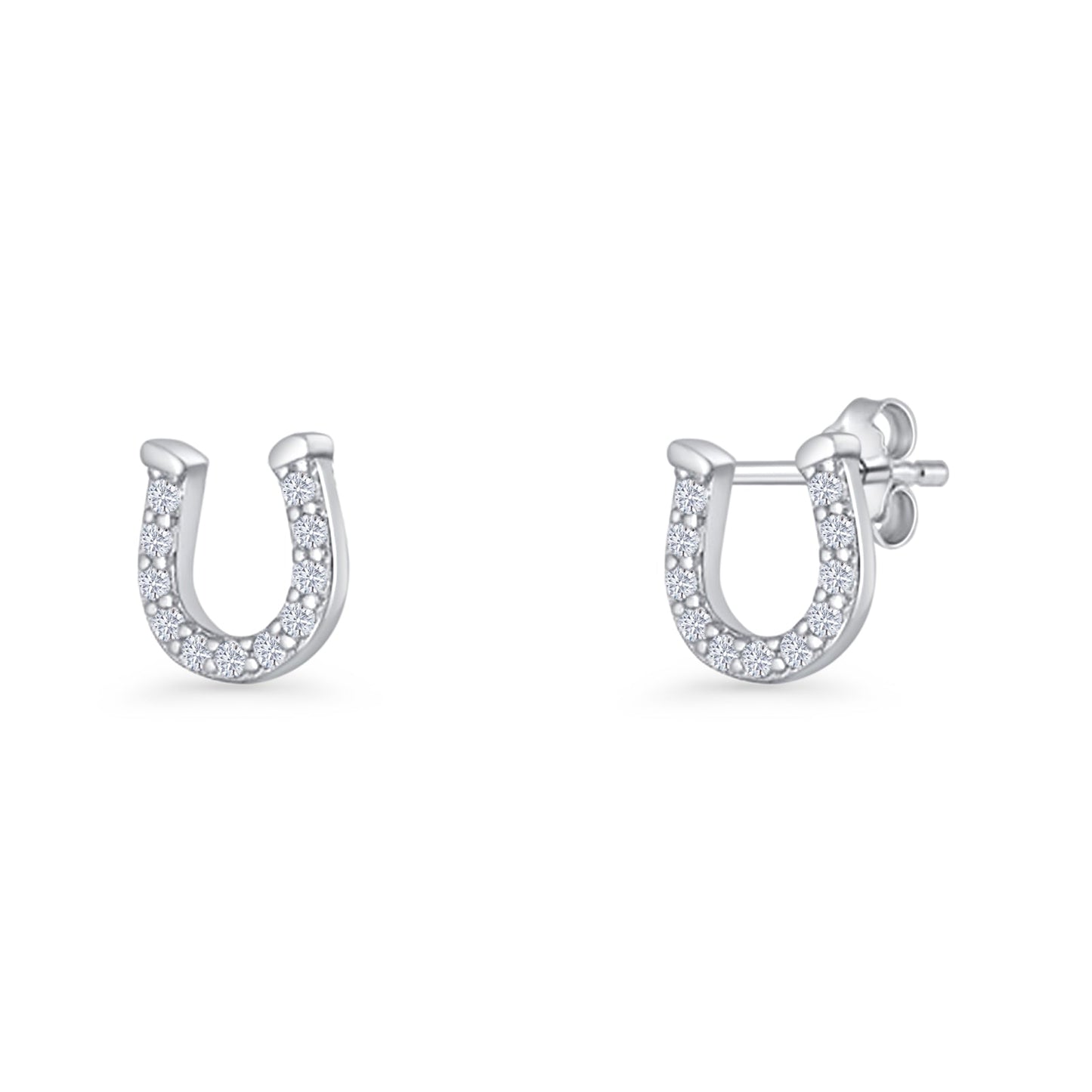 Horseshoe Stud Earrings