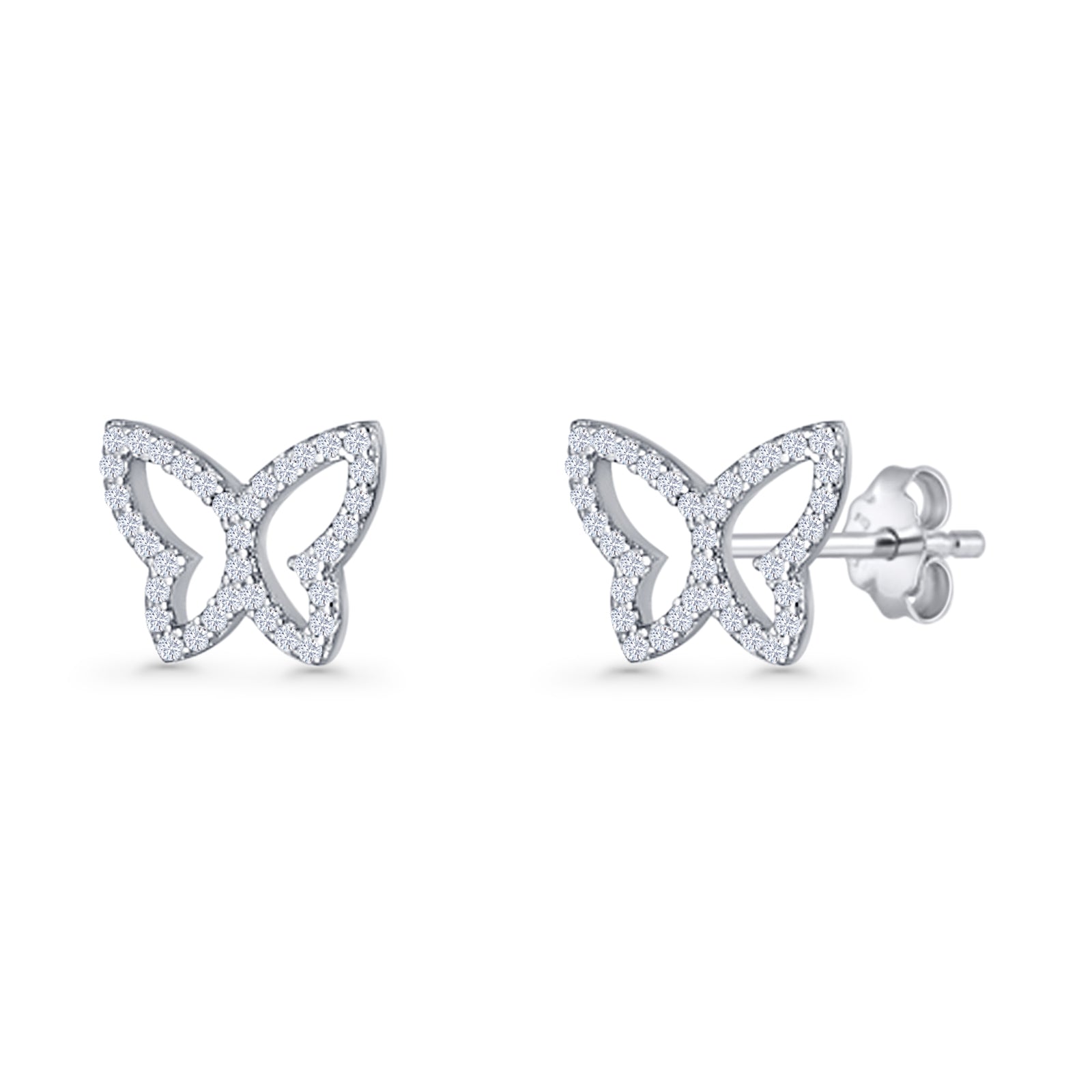 Butterfly Wings Stud Earrings