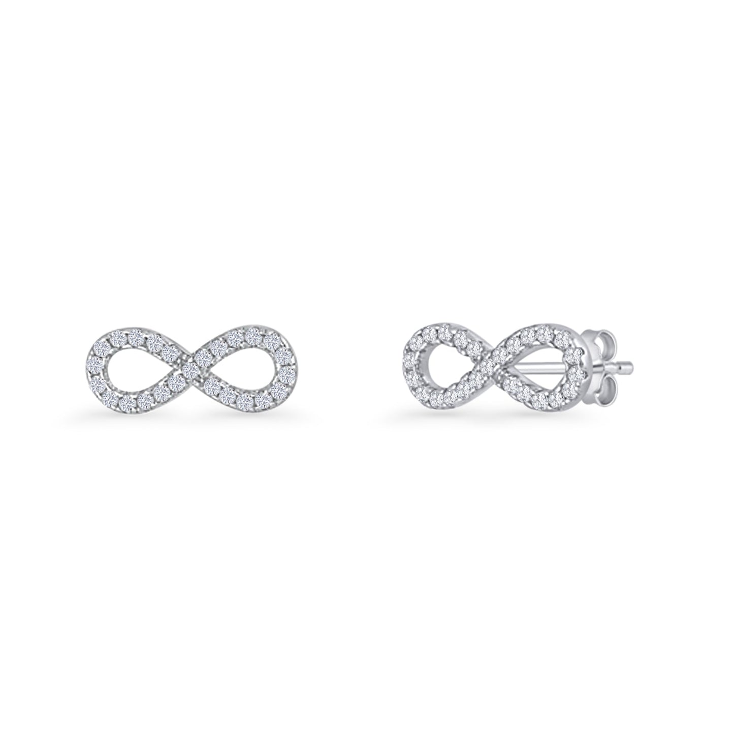 Infinity Stud Earrings