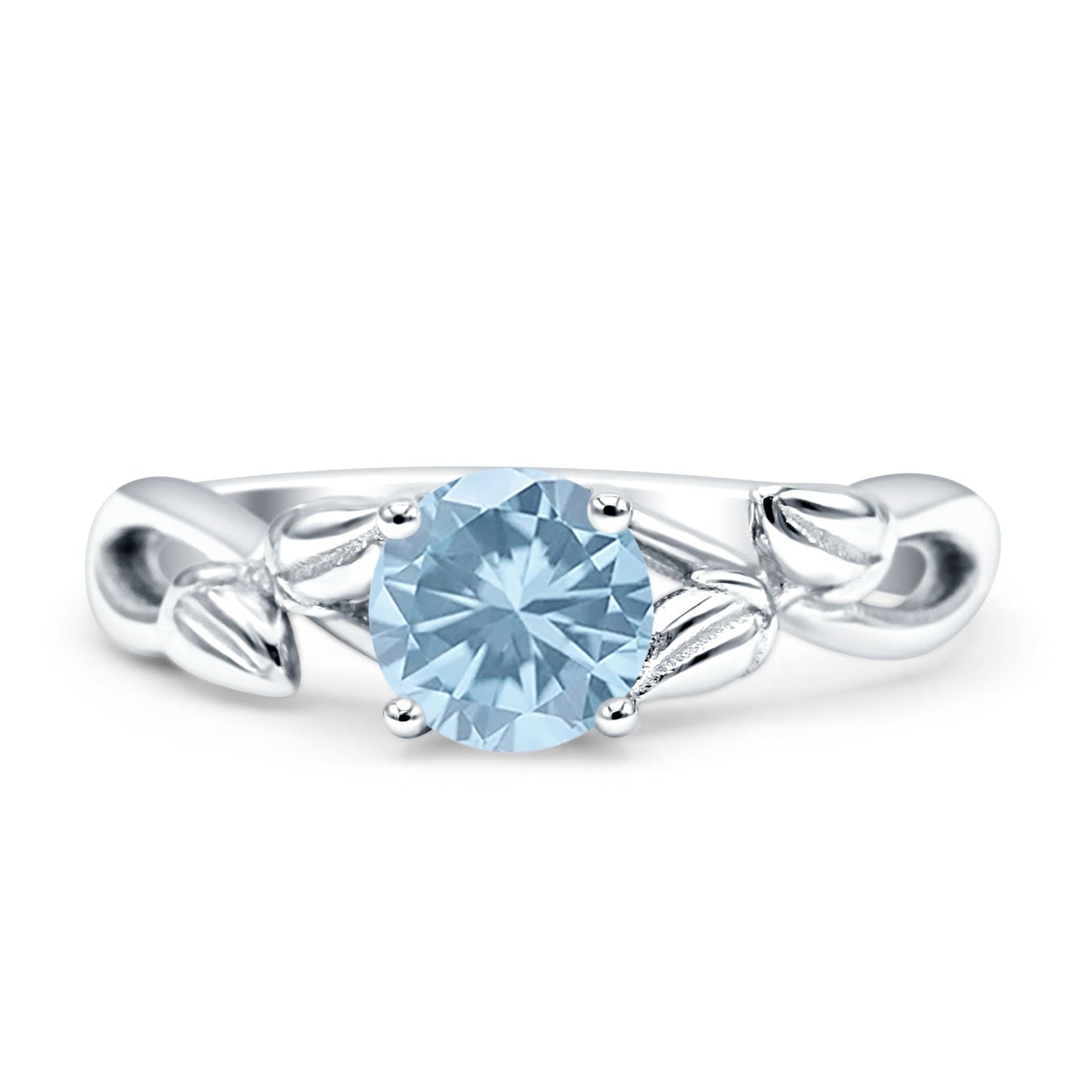 Budding Willow Solitaire Ring