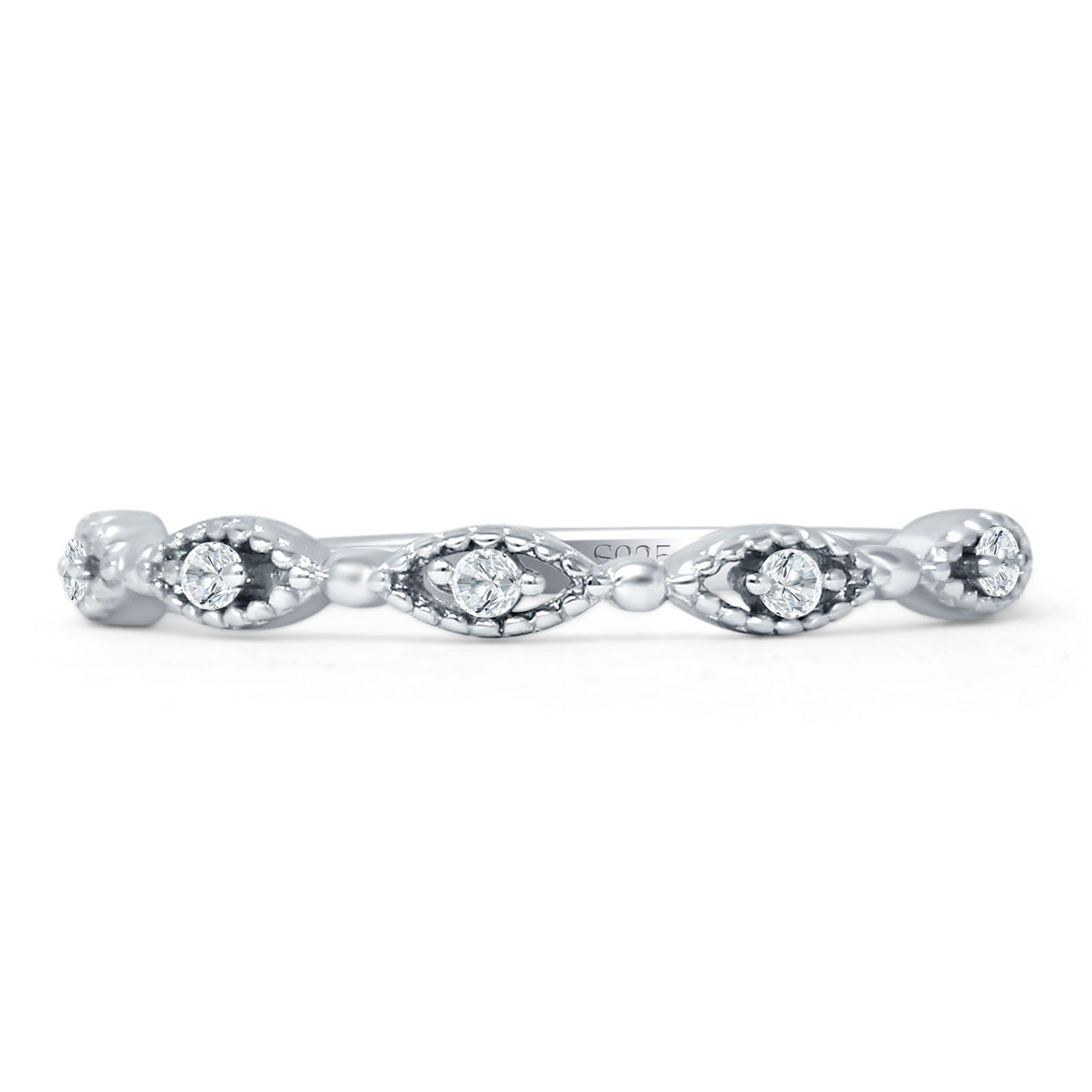 Half Eternity Marquise Bands