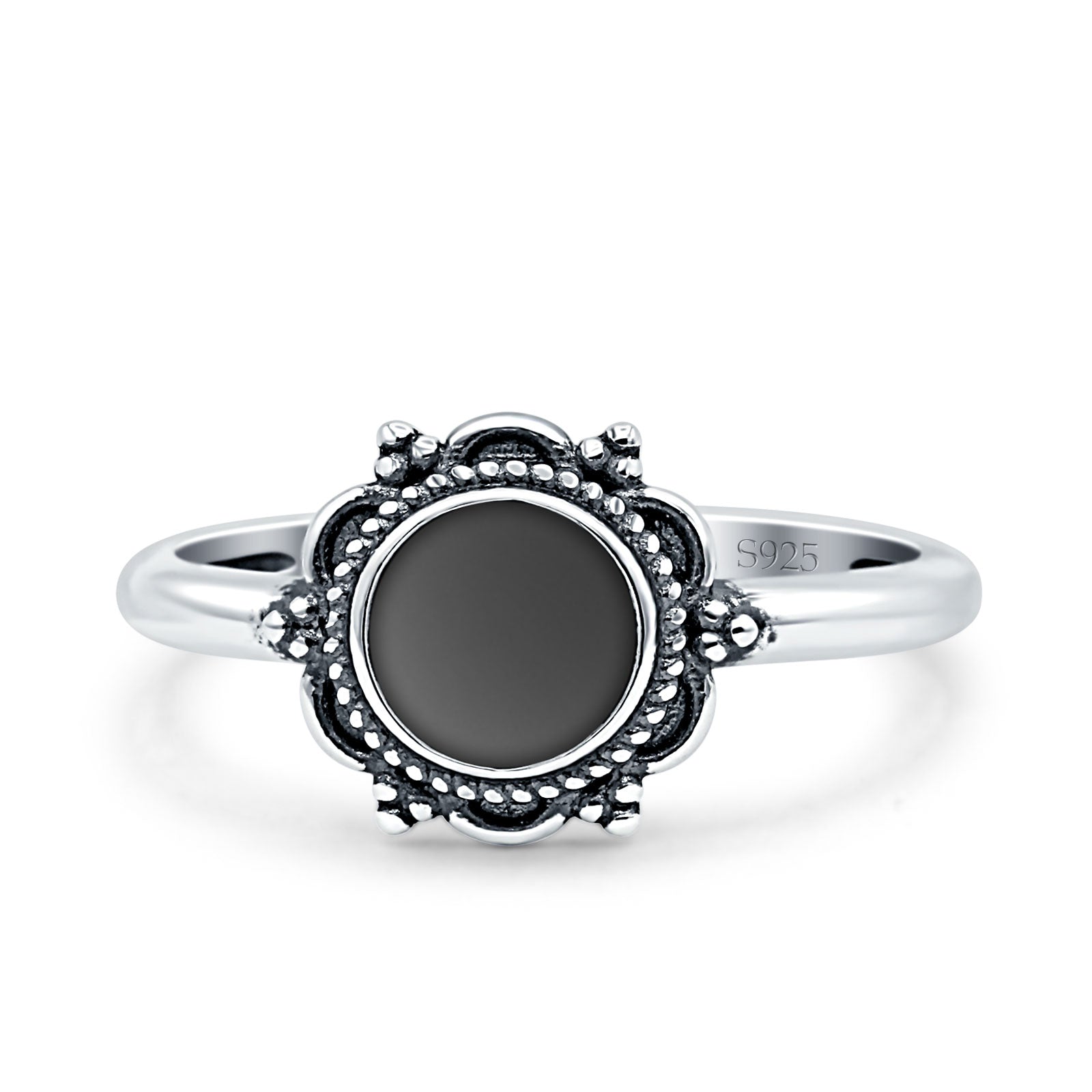 Beaded Flower Ring