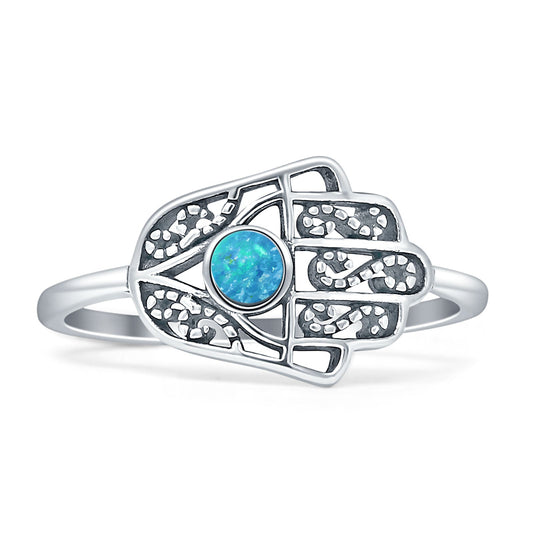 Hand Of Hamsa Ring
