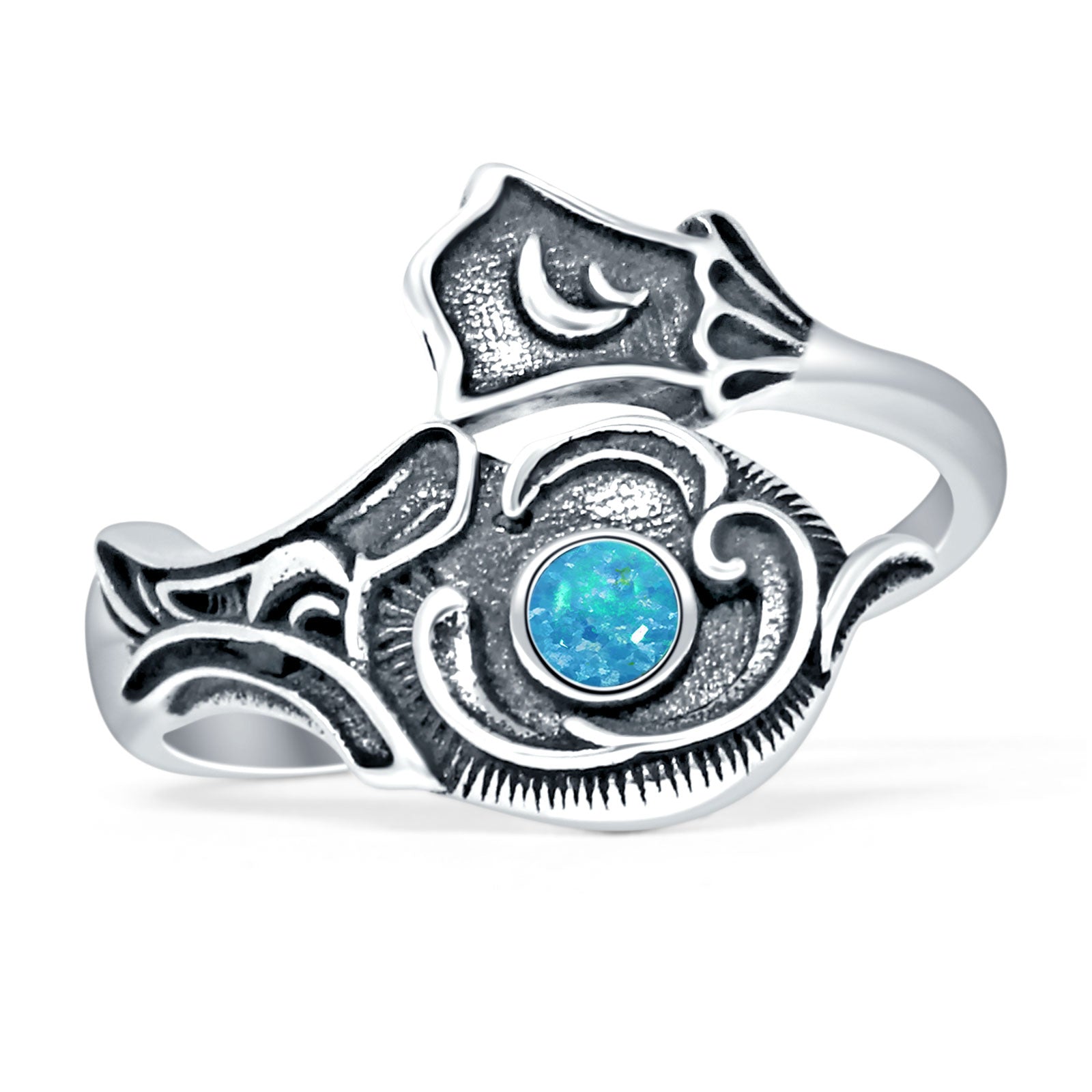 Spoon Filigree Adjustable Ring