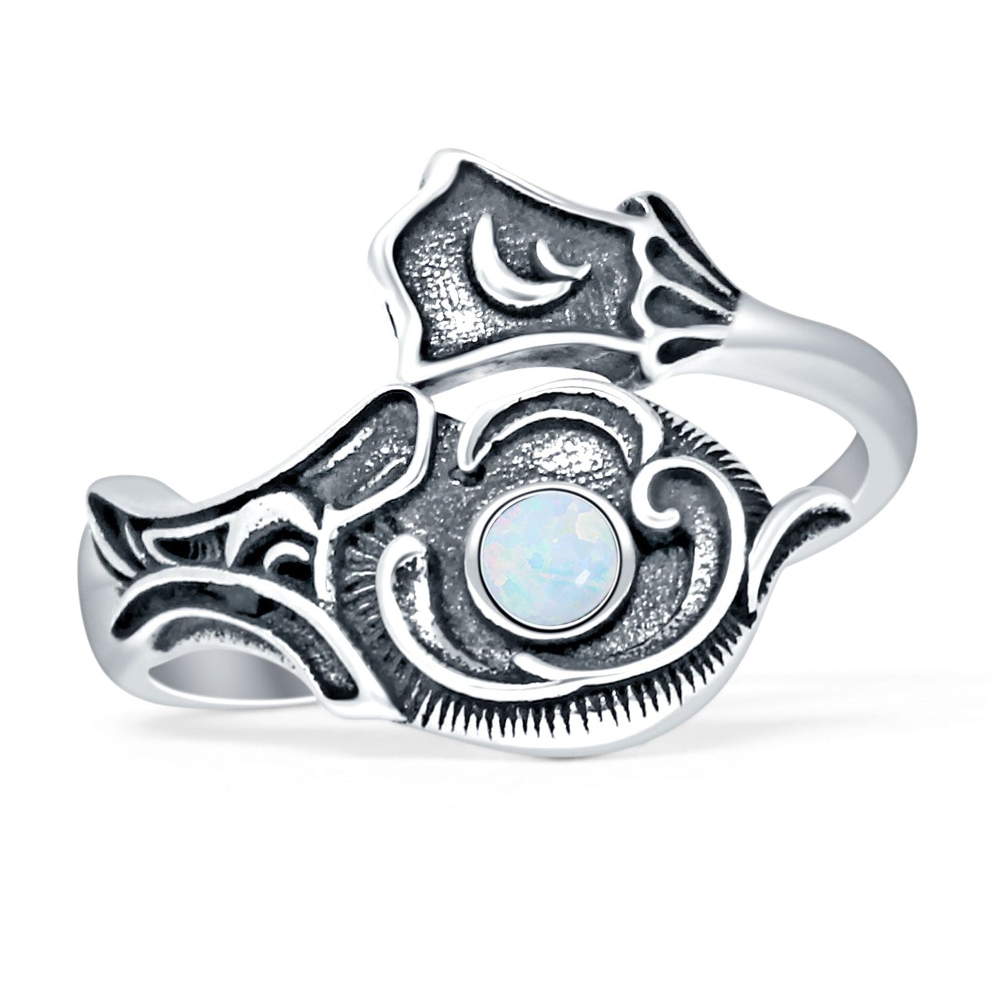 Spoon Filigree Adjustable Ring