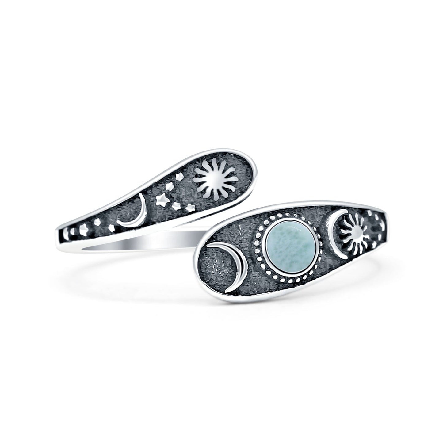 Moon Sun Stars Ring