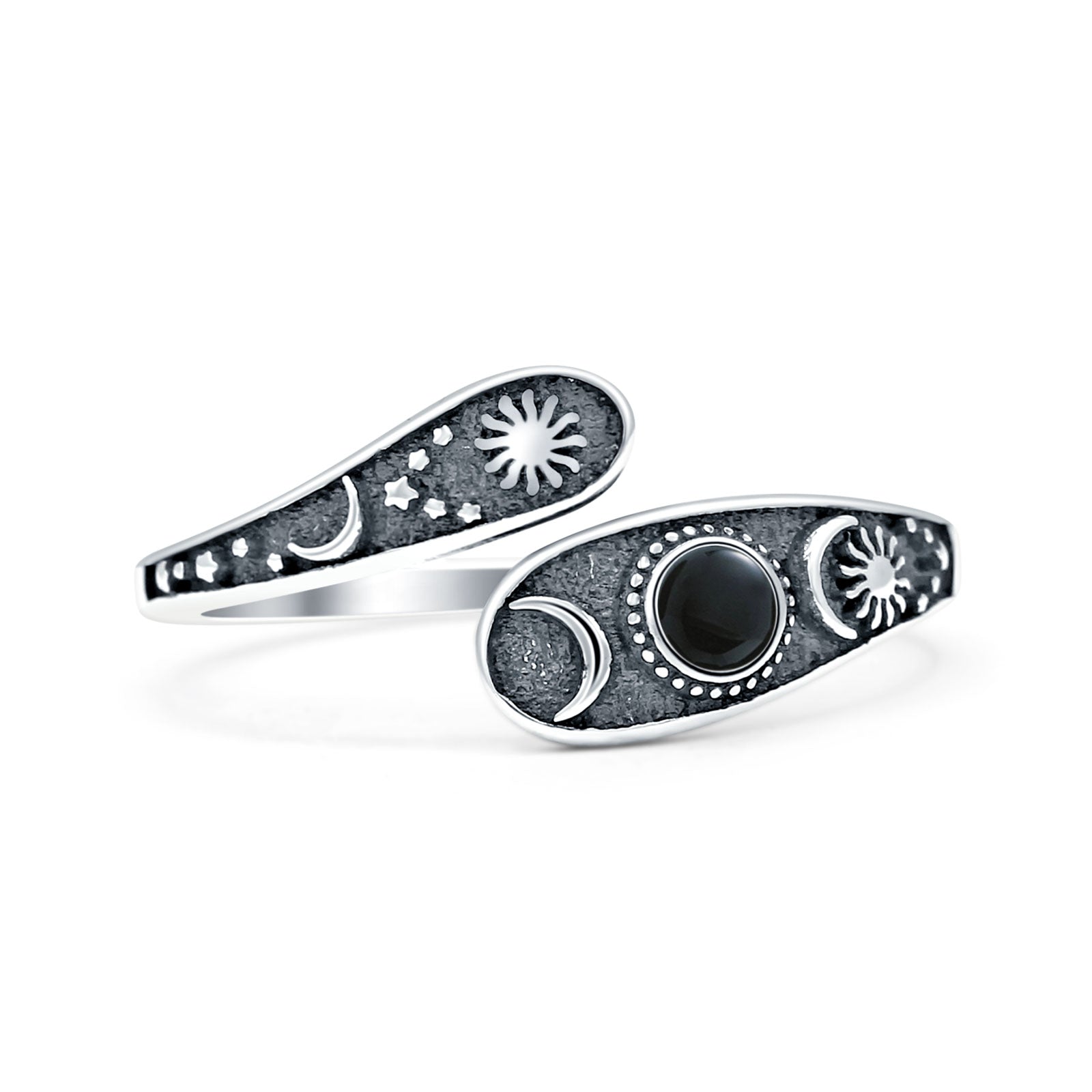Moon Sun Stars Ring