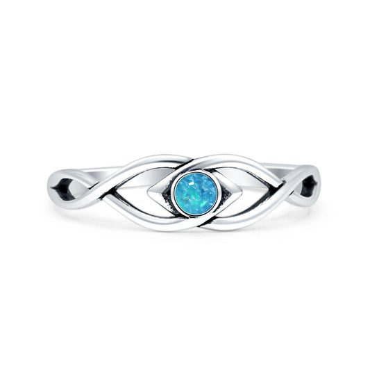Twisted Eye Ring