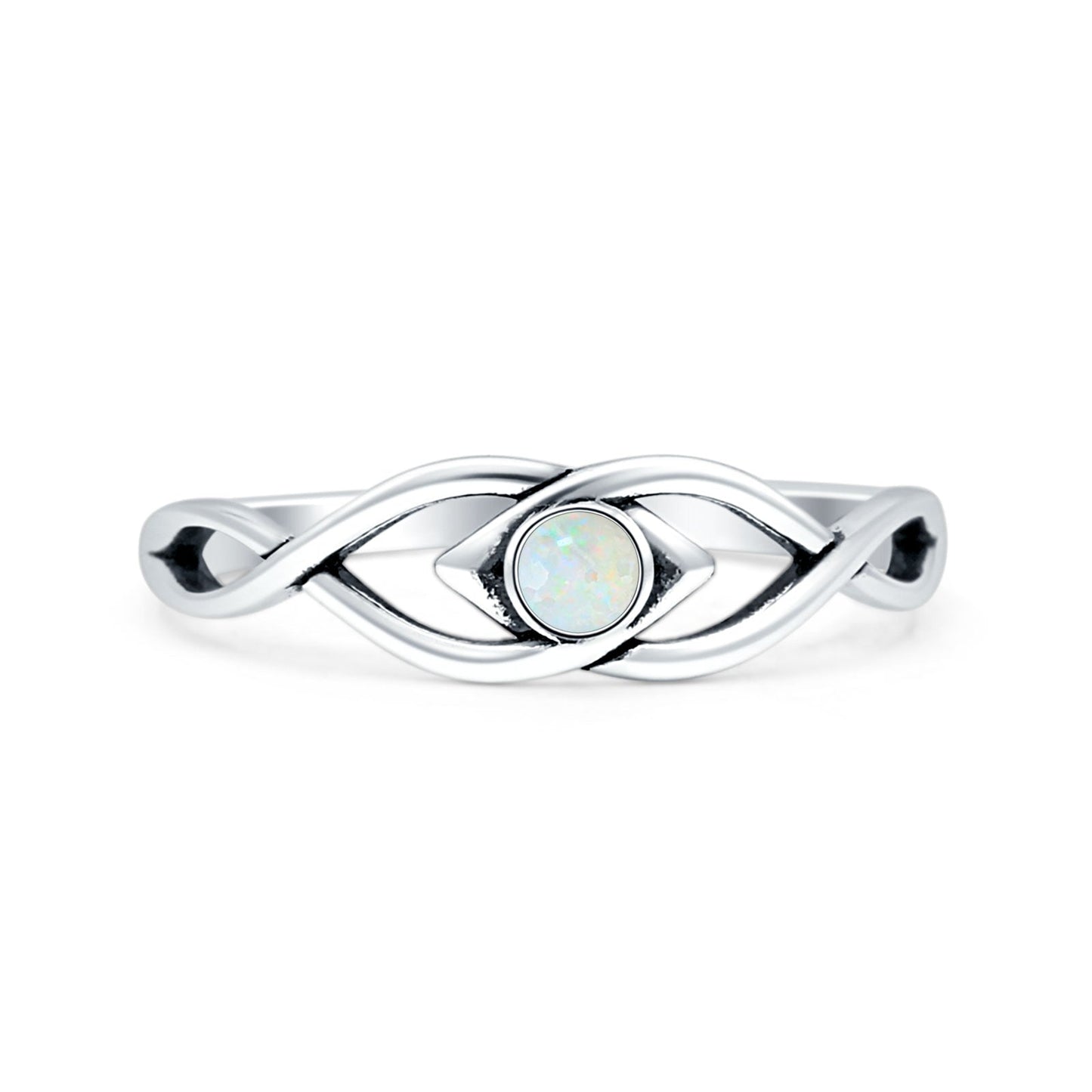 Twisted Eye Ring
