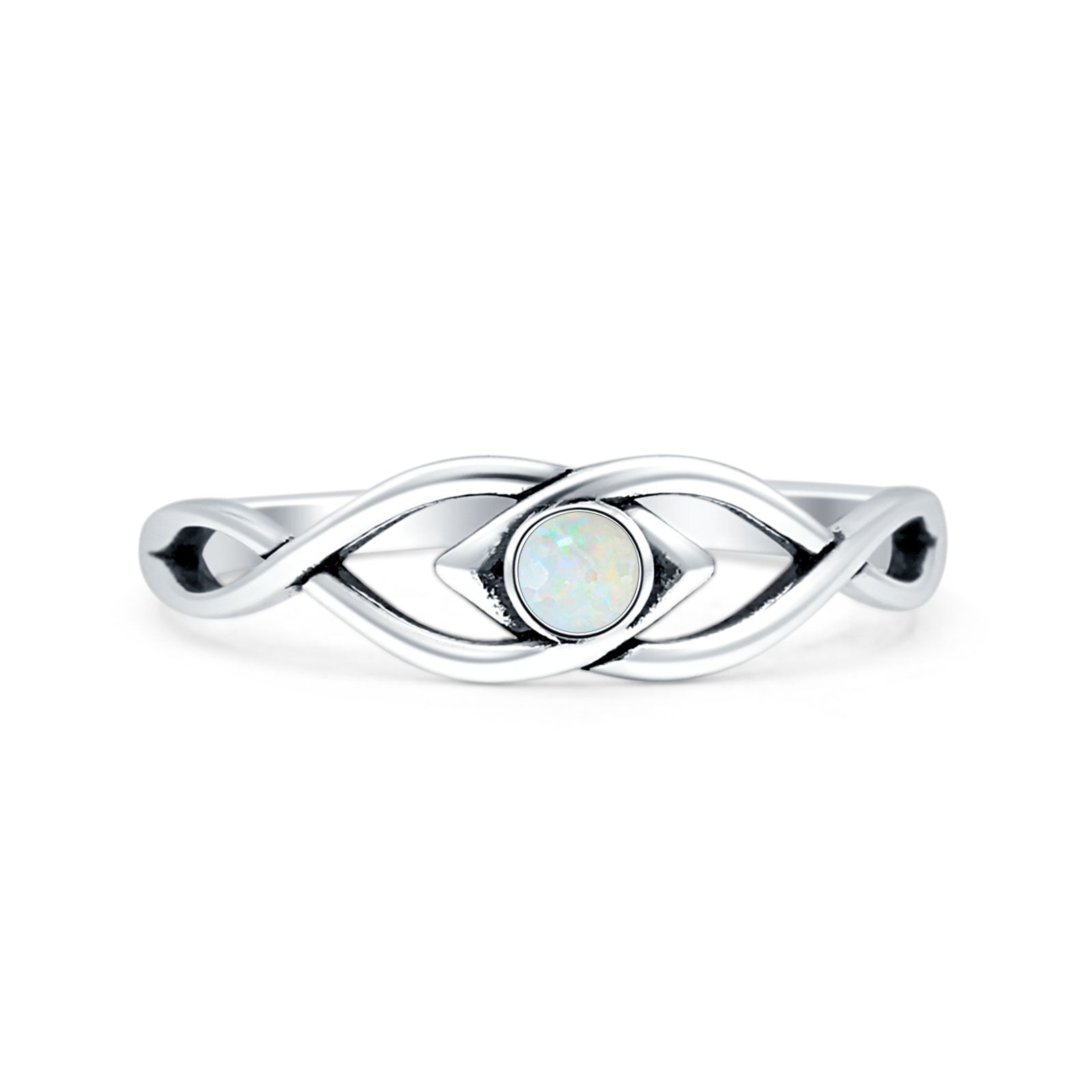 Twisted Eye Ring