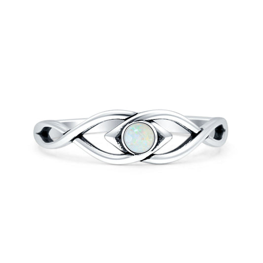 Twisted Eye Ring