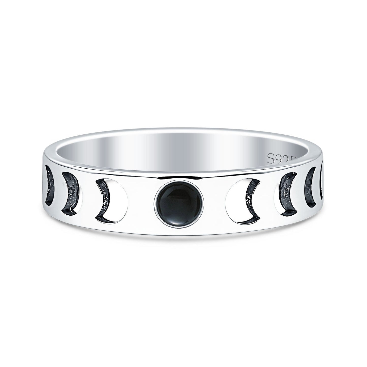 Moon Phases Band Ring