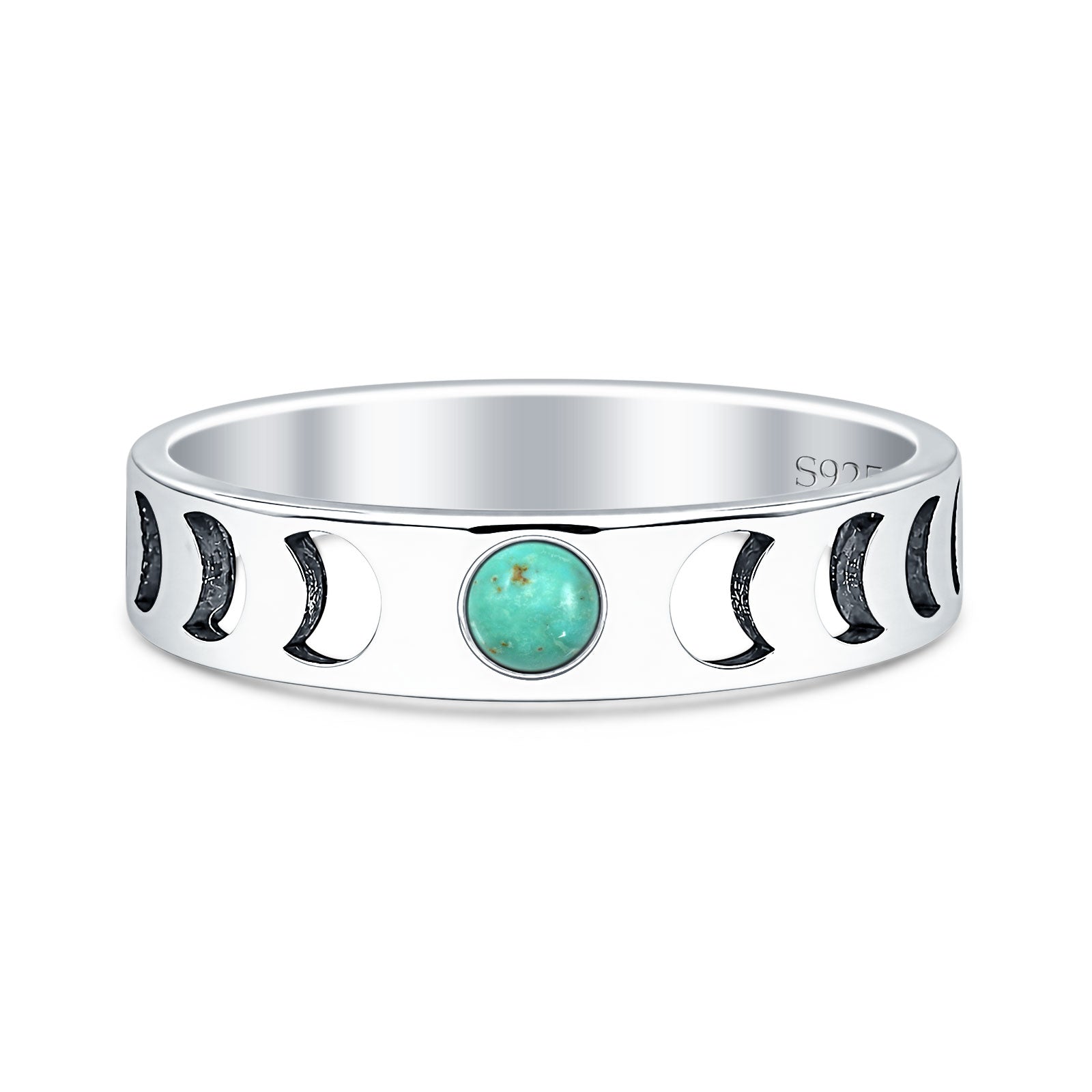 Moon Phases Band Ring