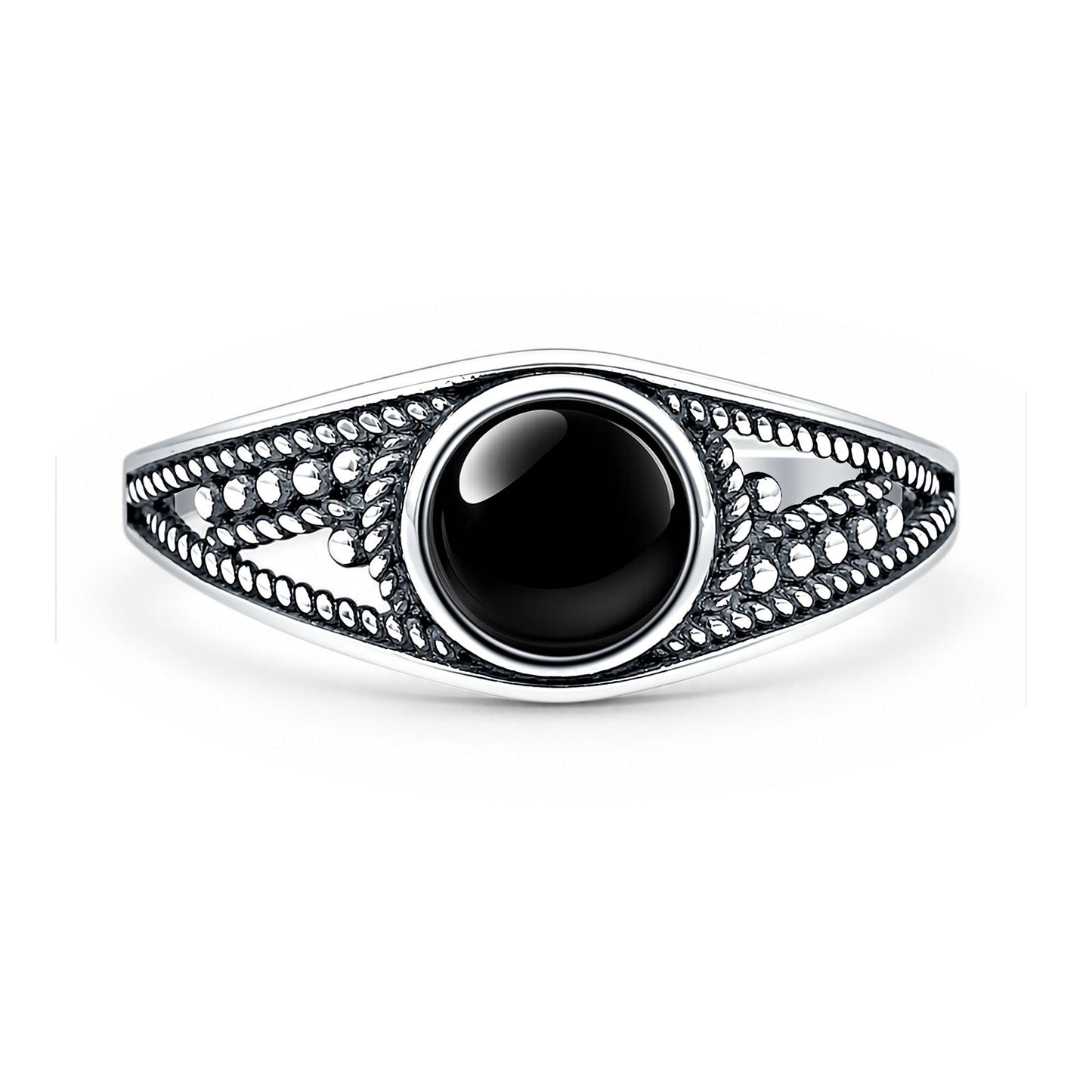 Round Stone Ring