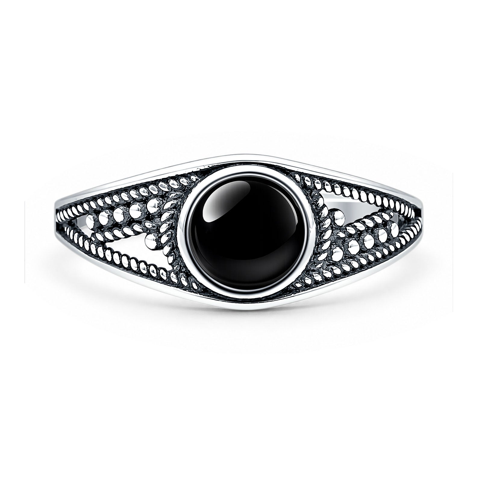 Round Stone Ring