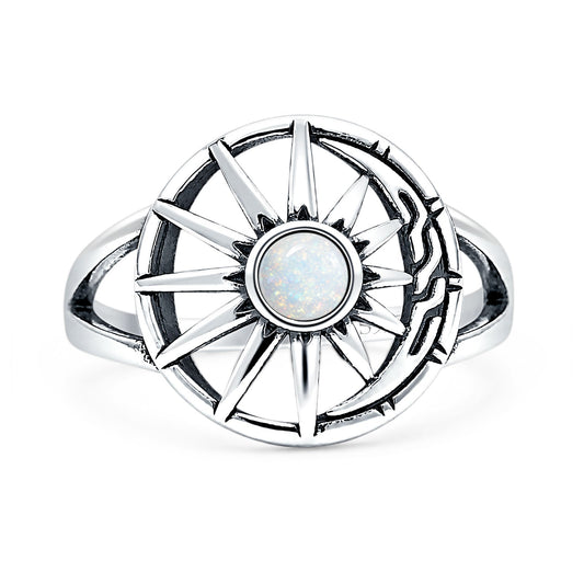 Celestial Sun Moon Ring
