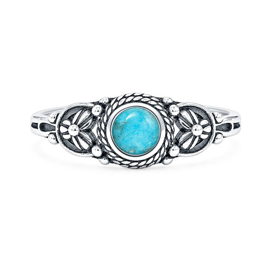 Floral Stone Ring