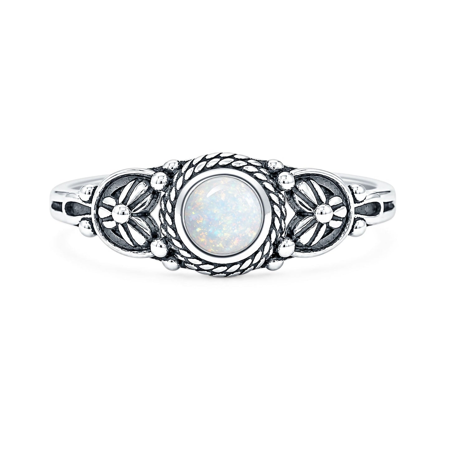 Floral Stone Ring