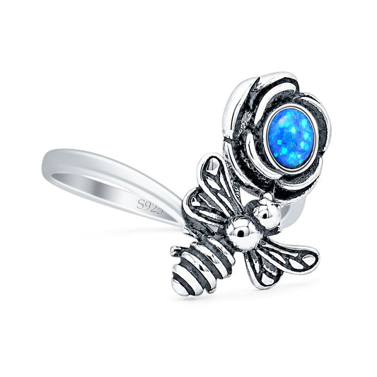 Bee Flower Ring