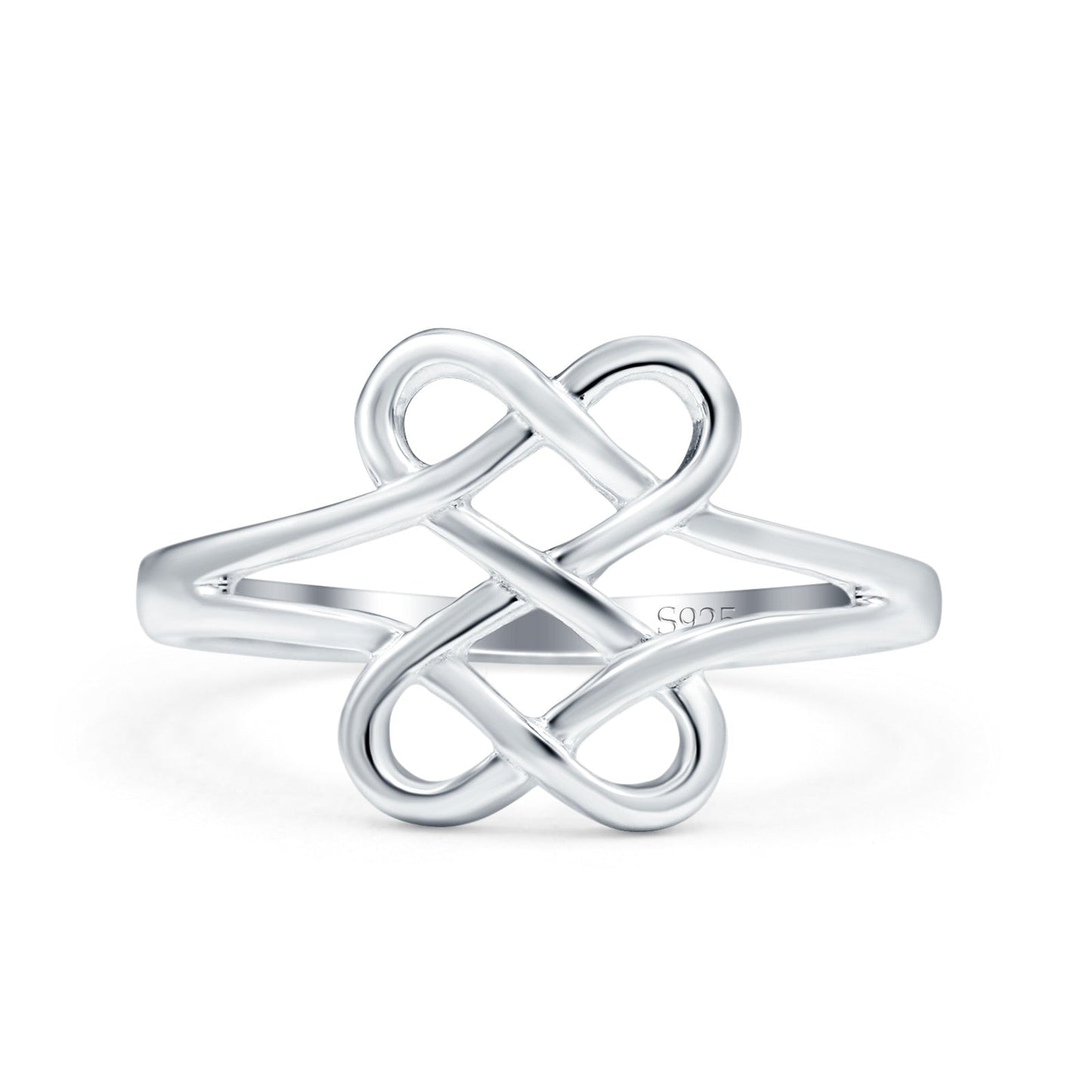 Celtic Oxidized Band Thumb Ring