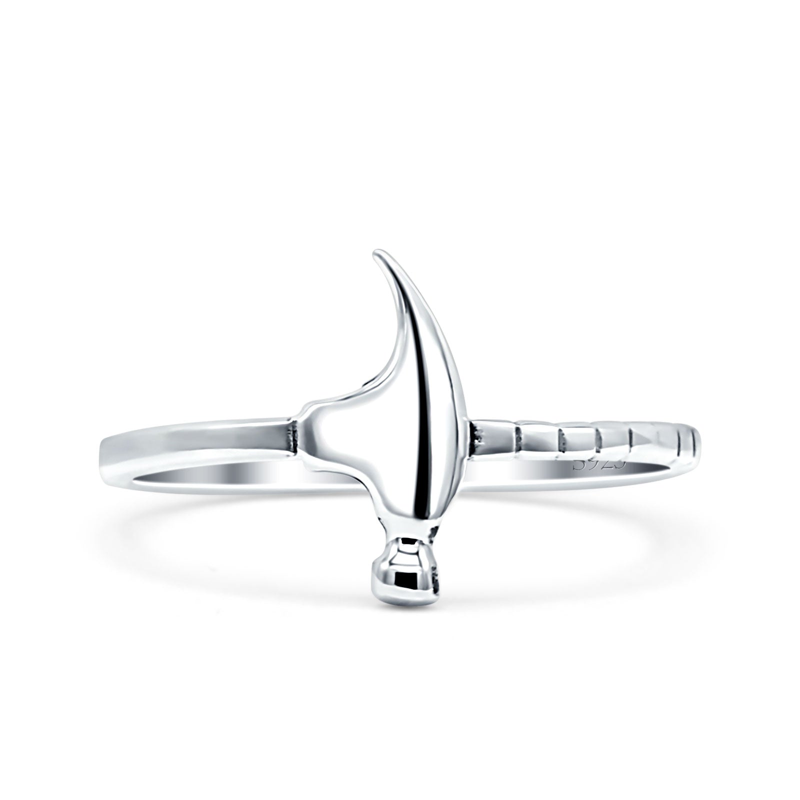 Hammer Ring Beaded Ring