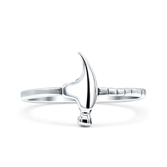 Hammer Ring Beaded Ring
