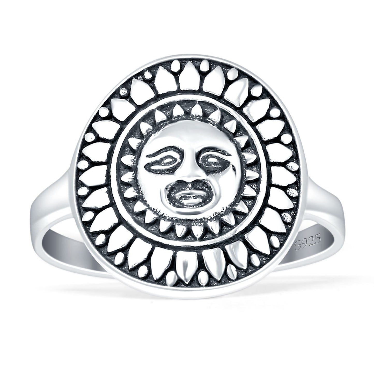 Sun Face Ring