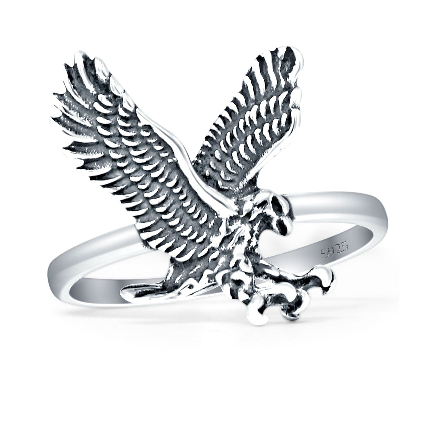 Flying Majestic Bald Eagle Ring