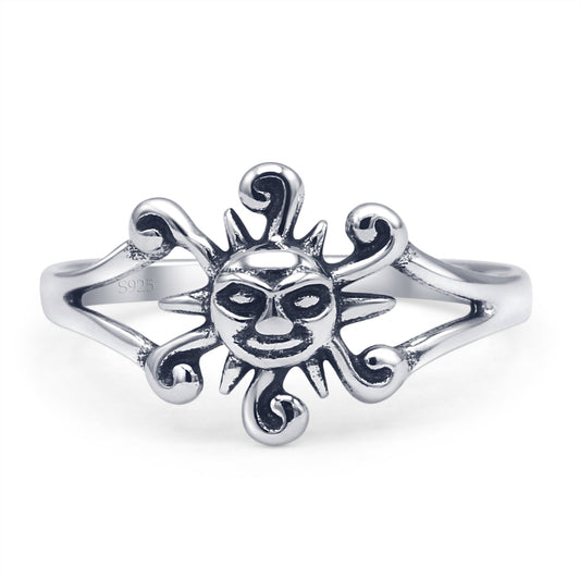 Sun Face Ring