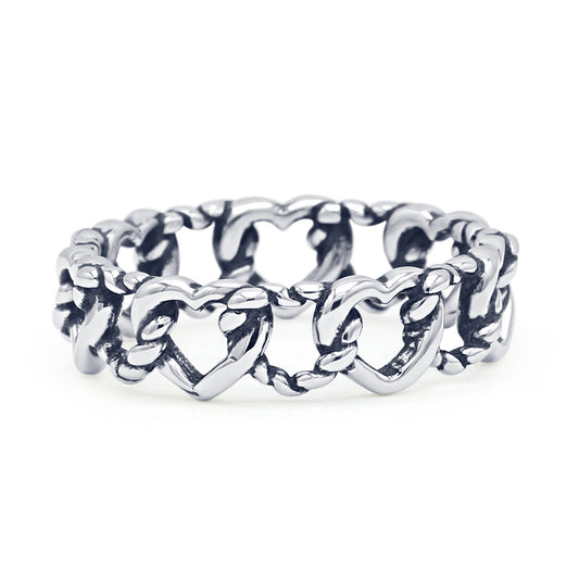 Interlocking Heart Band
