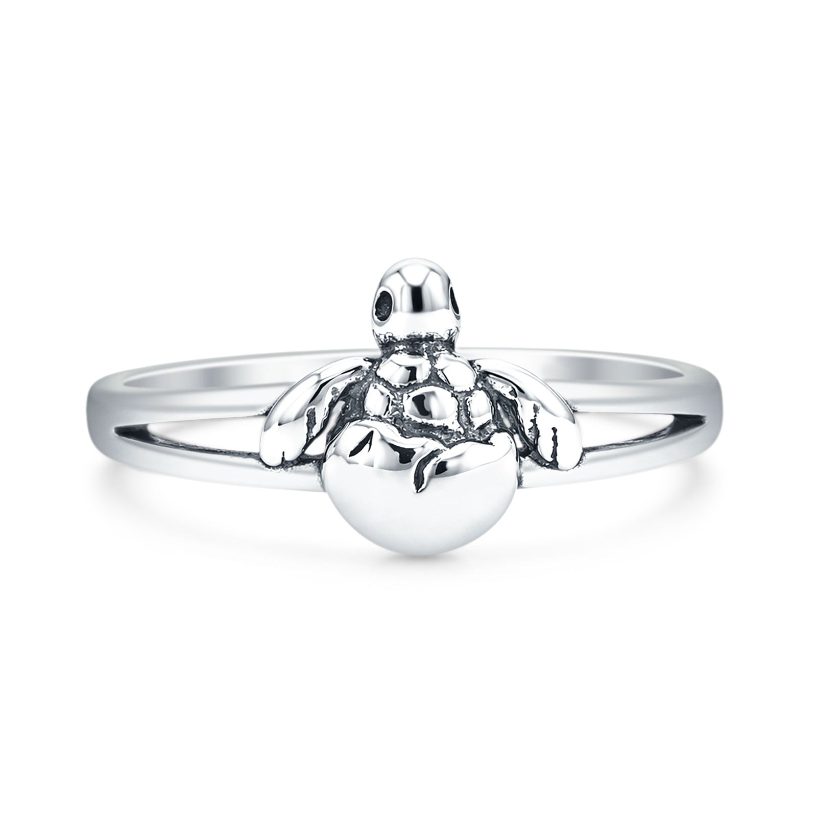 Hatching Turtle Ring