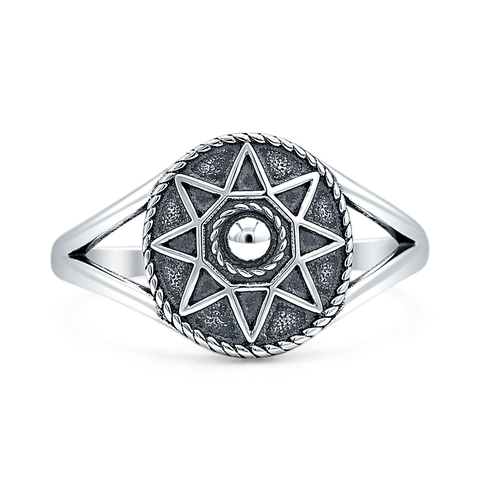 Split Shank Star Ring