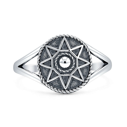 Split Shank Star Ring