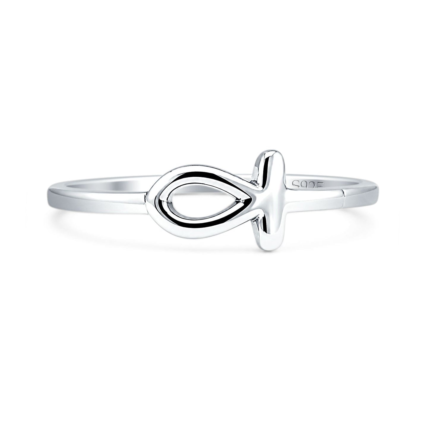 Ankh Cross Ring