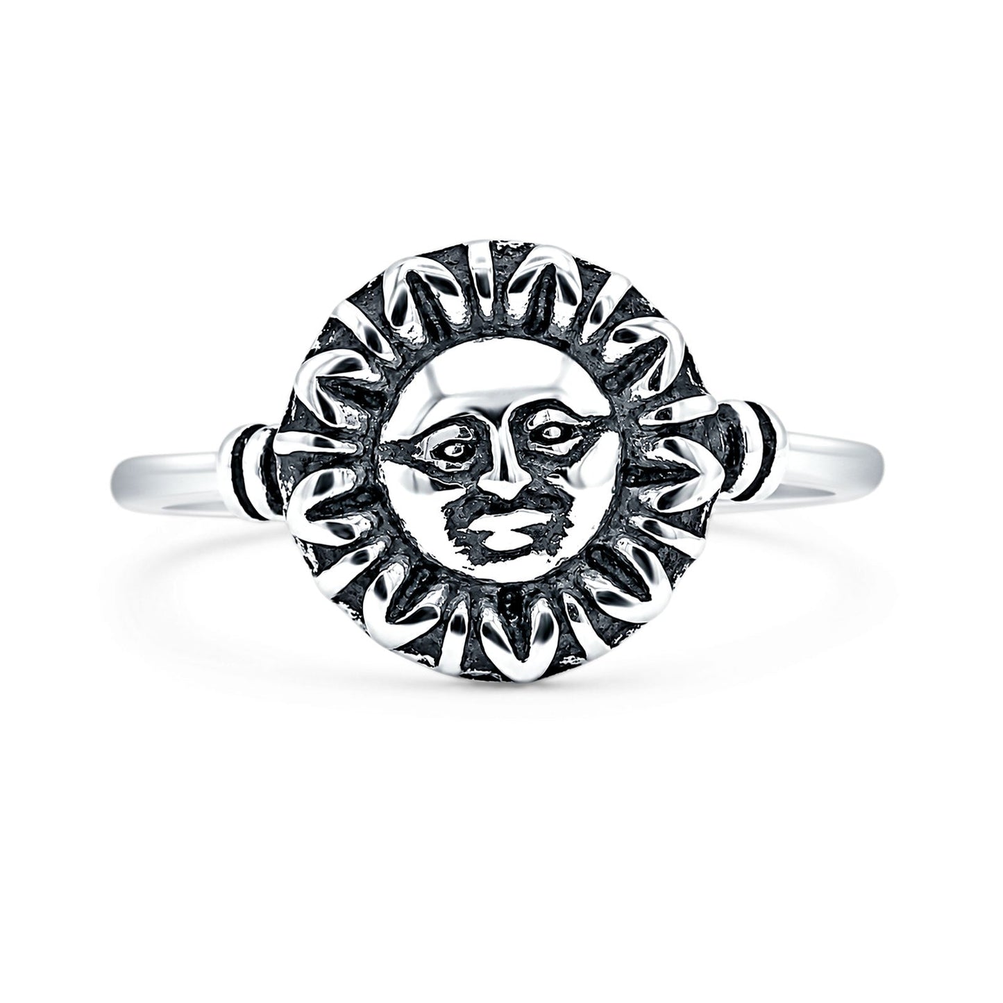 Sun Face Ring