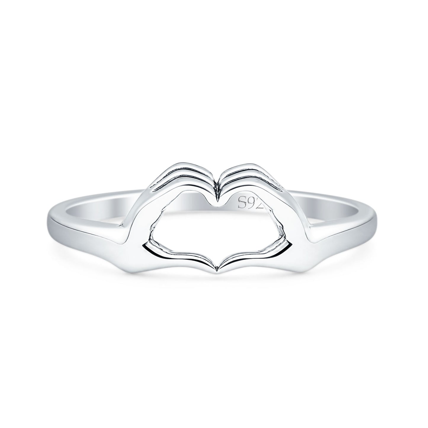 Heart Hands Ring