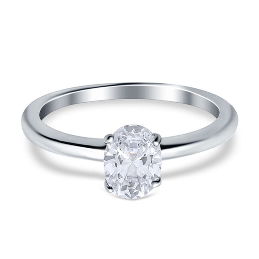 Simulated Cubic Zirconia Cathedral Wedding Ring