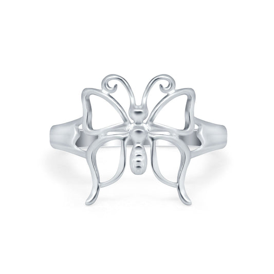 Butterfly Band Ring