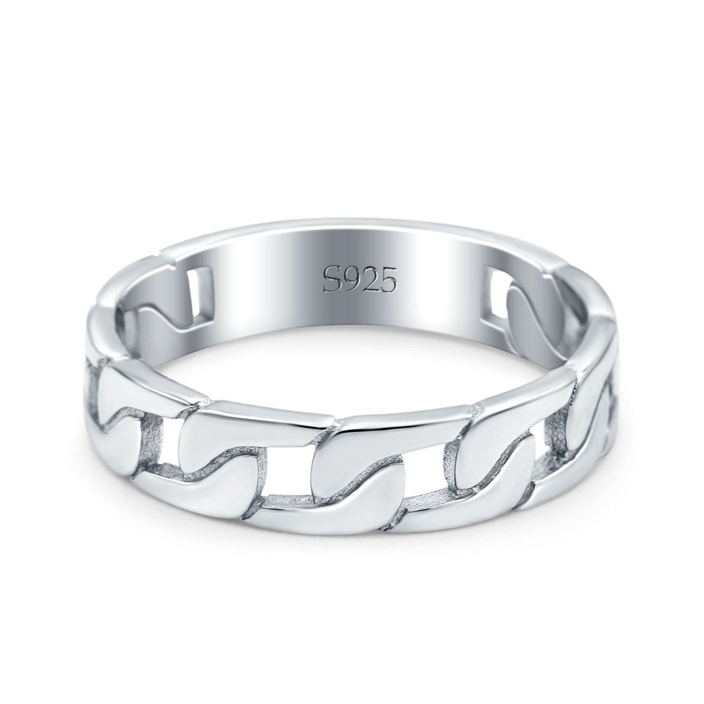 Chain Links Ring