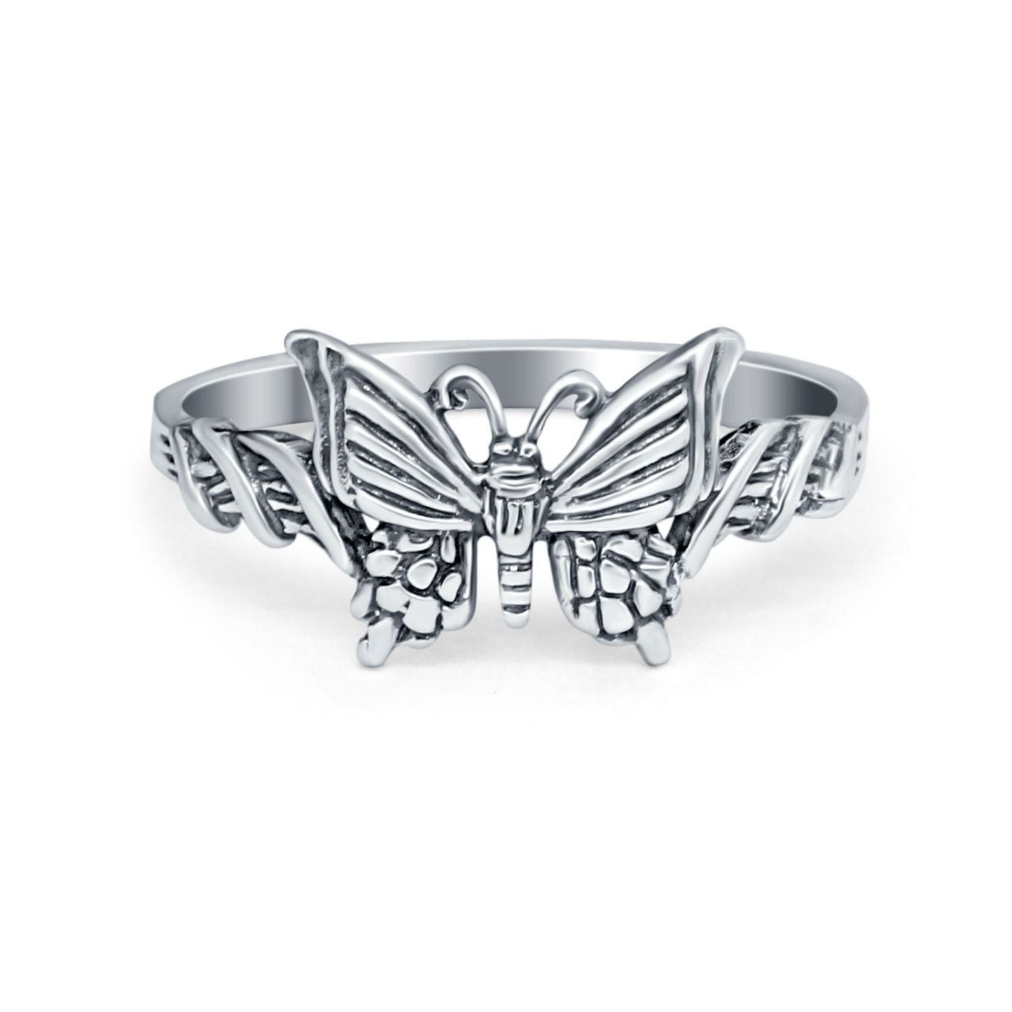 Twisted Shank Butterfly Ring