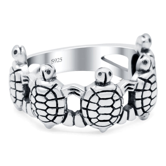 Turtle Family Ring 